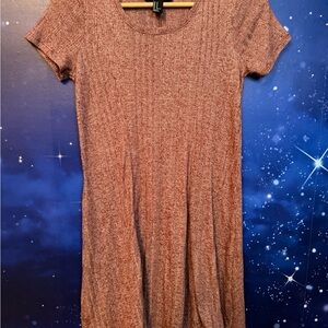 Forever 21 Heathered Short Sleeve Tee Dress